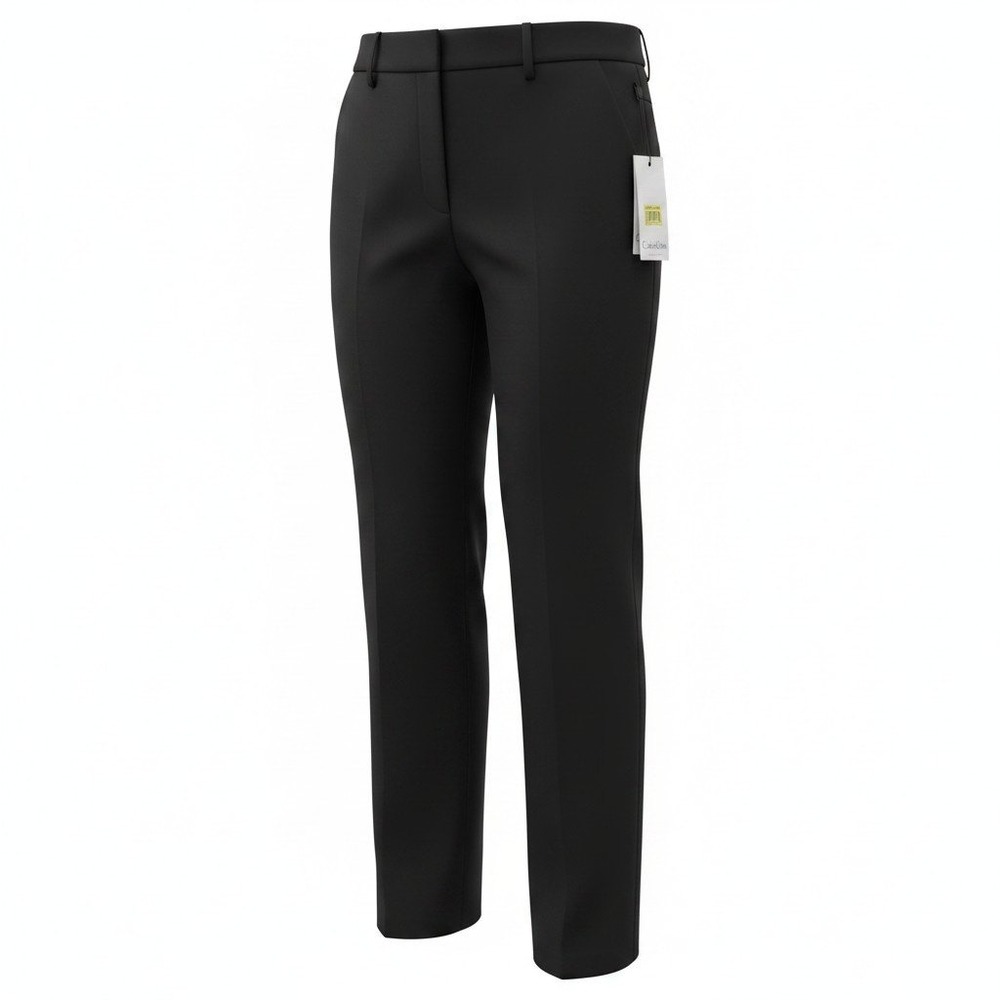 Calvin Klein Dress Pants Women 22W Black Straight Leg Plus Size Office Career